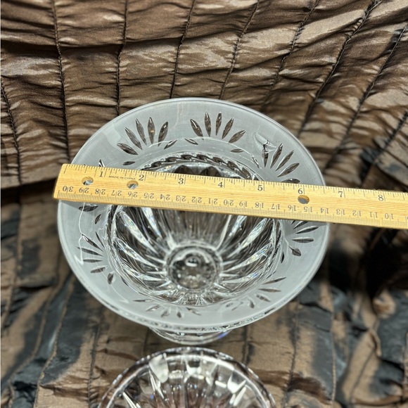 VTG CRISTAL d'ARQUES France Carthage Crystal Compote Candy Bowl W/ Lid Mint Cond - Picture 6 of 12